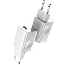 „Baseus“ greitojo įkrovimo įkroviklis USB 3.0 - baltas „Baseus“ greitojo įkrovimo įkroviklis USB 3.0 - baltas