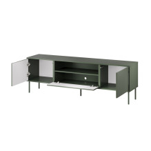 Cama EF TRESSE RTV spintelė 180x40x54.5 matinė žalia Cama EF TRESSE RTV spintelė 180x40x54.5 matinė žalia