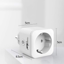 GreenBlue WiFi remote controlled socket, Android / iOS / Alexa / Google Home, energy cons. Energy, timer, max 3680W, typ
