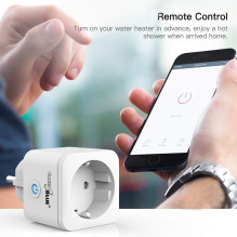 GreenBlue WiFi remote controlled socket, Android / iOS / Alexa / Google Home, energy cons. Energy, timer, max 3680W, typ