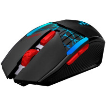 Pelės apsauga GM-126 TISA RF+BT optinis 1600dpi 6P juodas Pelės apsauga GM-126 TISA RF+BT optinis 1600dpi 6P juodas