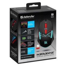 MOUSE DEFENDER GM-126 TISA RF+BT OPTIC 1600dpi 6P BLACK MOUSE DEFENDER GM-126 TISA RF+BT OPTIC 1600dpi 6P BLACK