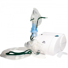 Silent piston inhaler with two masks Silent piston inhaler with two masks