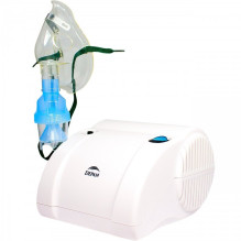 Silent piston inhaler with two masks Silent piston inhaler with two masks