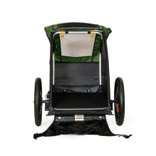 Burley Tail Wagon Dog Carrier Black, Green Burley Tail Wagon Dog Carrier Black, Green