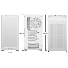be quiet! PURE BASE 501 Airflow Window White Midi Tower be quiet! PURE BASE 501 Airflow Window White Midi Tower