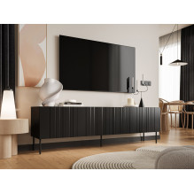Cama RTV spintelė ISLA 200x40x60 matinė juoda Cama RTV spintelė ISLA 200x40x60 matinė juoda