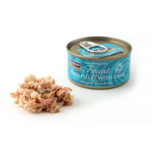 FISH4CATS Tuna fillet with crab - wet cat food - 70g FISH4CATS Tuna fillet with crab - wet cat food - 70g