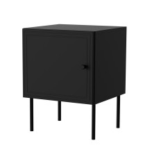Cama Bedside table 2 pcs PALAZZO BIS 45x39xH59 mat black Cama Bedside table 2 pcs PALAZZO BIS 45x39xH59 mat black