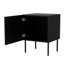 Cama naktiniai staliukai, 2 vnt., PALAZZO BIS, 45x39xA59, matinės juodos spalvos Cama naktiniai staliukai, 2 vnt., PALAZZO BIS, 45x39xA59, matinės juodos spalvos