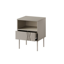 Bedside table 2 pcs. TRESSE 44x40x53 cashmere matt Bedside table 2 pcs. TRESSE 44x40x53 cashmere matt