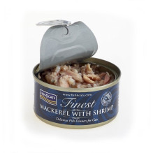 FISH4CATS Mackerel with shrimp - wet cat food - 70g FISH4CATS Mackerel with shrimp - wet cat food - 70g