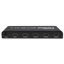 Qoltec 51798 aktyvus HDMI skirstytuvas 4 x HDMI 4K x 2K, 3.4Gb/s Qoltec 51798 aktyvus HDMI skirstytuvas 4 x HDMI 4K x 2K, 3.4Gb/s