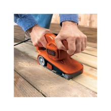 Nešiojamasis šlifuoklis „Black Decker KA86-QS“ Diržinis šlifuoklis, oranžinis