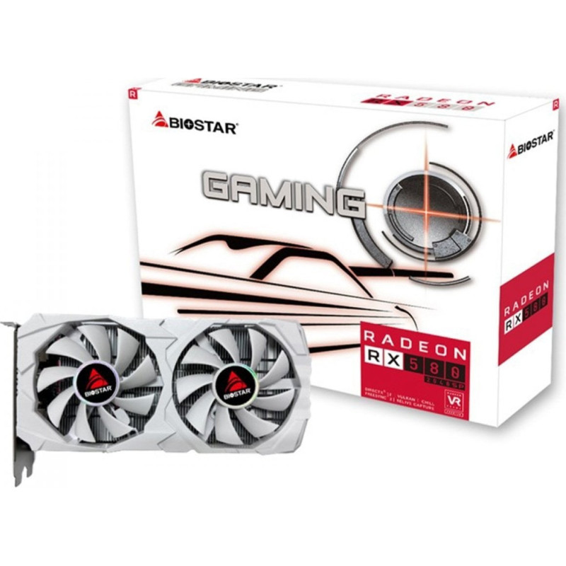 BIOSTAR Radeon RX 580 8GB balta D5
