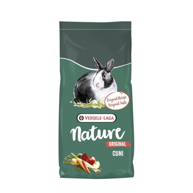 VERSELE LAGA Nature Original Cuni - Maistas miniatiūriniams triušiams - 9 kg