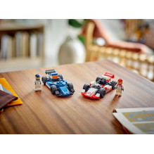 LEGO CITY 60464 F1 – „Williams Racing“ ir „Haas F1“ lenktyniniai automobiliai
