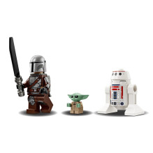 LEGO STAR WARS 75410 Mando ir Grogu N-1 žvaigždės naikintuvas