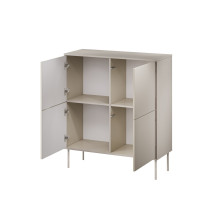 4D komoda TRESSE 100x40x110 kašmyro matinė spalva 4D komoda TRESSE 100x40x110 kašmyro matinė spalva