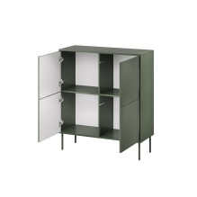 Cama 4D komoda TRESSE 100x40x110 matinė žalia
