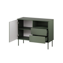 TRESSE komoda 100x40x75 matinė žalia TRESSE komoda 100x40x75 matinė žalia