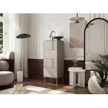 Cama 4S TRESSE komoda 50x40x125 kašmyro matinė spalva Cama 4S TRESSE komoda 50x40x125 kašmyro matinė spalva
