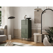 4S TRESSE komoda 50x40x125 matinė žalia 4S TRESSE komoda 50x40x125 matinė žalia