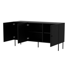 Cama 3D komoda PALAZZO BIS 151x40x75 matinė juoda Cama 3D komoda PALAZZO BIS 151x40x75 matinė juoda