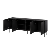 Cama Chest of drawers ISLA 200x40x75 matte black Cama Chest of drawers ISLA 200x40x75 matte black