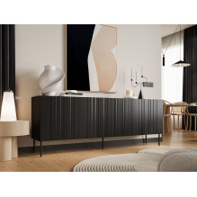Cama komoda ISLA 200x40x75 matinė juoda Cama komoda ISLA 200x40x75 matinė juoda