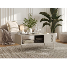 TRESSE bench / table 110x60x40 cashmere matt TRESSE bench / table 110x60x40 cashmere matt