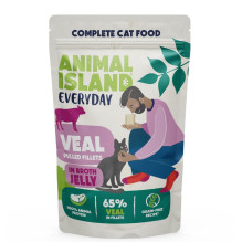 ANIMAL ISLAND Everyday – šlapias kačių ėdalas su veršiena ir paukštiena bei kepenėlėmis – 4 x 85 g ANIMAL ISLAND Everyday – šlapias kačių ėdalas su veršiena ir paukštiena bei kepenėlėmis – 4 x 85 g