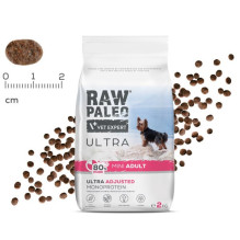VETEXPERT Raw Paleo Ultra Pork Mini Adult - sausas šunų ėdalas - 2 kg VETEXPERT Raw Paleo Ultra Pork Mini Adult - sausas šunų ėdalas - 2 kg