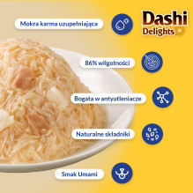 INABA CAT Dashi Delights Delicate Flakes vištienos skanėstas katėms - 40 g INABA CAT Dashi Delights Delicate Flakes vištienos skanėstas katėms - 40 g