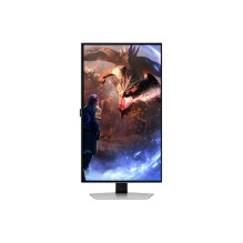 „Samsung G60SD“ kompiuterio monitorius, 68,6 cm (27 coliai), 2560 x 1440 pikselių, „Quad HD OLED“, sidabrinis