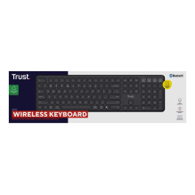 Trust Vaiya US Black USB + RF Wireless + Bluetooth klaviatūra Trust Vaiya US Black USB + RF Wireless + Bluetooth klaviatūra