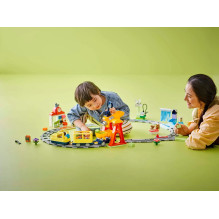 LEGO DUPLO 10428 Didelis interaktyvus bendruomenės traukinys