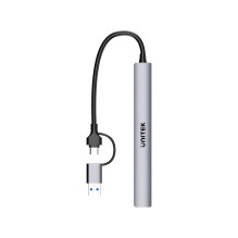 „Unitek H1209AGY01“ USB-A 5 Gbps 7in1 USB šakotuvas „Unitek H1209AGY01“ USB-A 5 Gbps 7in1 USB šakotuvas