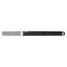 QNAP TS-464U NAS Rack (1U) Intel® Celeron® N5095 8 GB DDR4 0 TB QNAP Turbo System Aluminium, Black