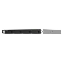 QNAP TS-464U NAS Rack (1U) Intel® Celeron® N5095 8 GB DDR4 0 TB QNAP Turbo System Aluminium, Black