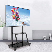 „Techly ICA-TR30“ reklaminio ekrano laikiklis, 2,54 m (100 pėdų), juodas
