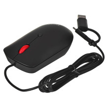 „Lenovo 4Y51D20850“ pelė, skirta abiem rankoms, USB C tipo, optinė, 2400 DPI