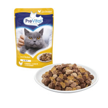 PREVITAL Chicken in jelly - wet cat food - 100g PREVITAL Chicken in jelly - wet cat food - 100g