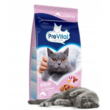 PREVITAL Senior lašiša - sausas kačių ėdalas - 1,4 kg PREVITAL Senior lašiša - sausas kačių ėdalas - 1,4 kg