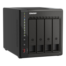 QNAP TS-453E NAS bokštas Intel® Celeron® J6412 8 GB 0 TB QNAP QTS juodas