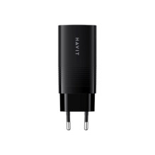 Havit UC20 - GaN 65 W three-port travel charger, black Havit UC20 - GaN 65 W three-port travel charger, black