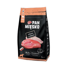 Mr. Meat veršiena su kalakutiena M - sausas šunų ėdalas - 3 kg