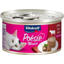 VITAKRAFT Poésie Mousse jautienos šlapias kačių ėdalas 85 g