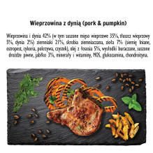 PAKA ZWIERZAKA Kiauliena su moliūgu L - sausas šunų maistas - 9kg PAKA ZWIERZAKA Kiauliena su moliūgu L - sausas šunų maistas - 9kg