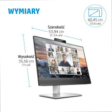 HP E24m G4 FHD USB-C konferencijų monitorius